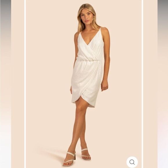 Trina Turk Womens Allure Mini Dress, White - Picture 4 of 15